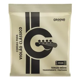 Encordoamento Groove Strings Viol�o Nylon Tens�o M�dia|Gs5-M