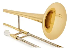 Trombone Tenor Ysl 354 E Laqueado Dourado Com Case Yamaha