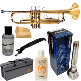 Trompete Dominante Sib Laqueado + Bocal Yamaha TR-14B4