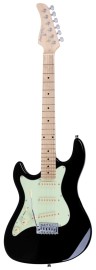 GUITARRA STRATO STRINBERG STS-100 BK- LH CANHOTO