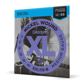 Encordoamento D'Addario para Guitarra .011 Nickel Wound - EXL115-B