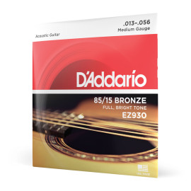 Encordoamento D'Addario para Viol�o .013 A�o Bronze 85/15|EZ930
