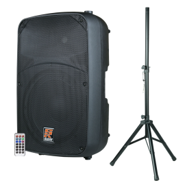CAIXA DE SOM STANER SR-315A + PEDESTAL 