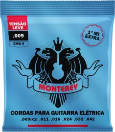Encordoamento MonteRey Guitarra .009 Extra Light|EMG9