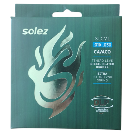 Encordoamento Solez Cavaco .010 Nickel Plated Bronze|SLCVL