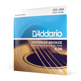 Encordoamento D'Addario para Viol�o .012 Phosphor Bronze - EJ16