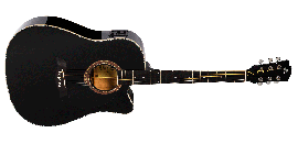 Viol�o Eletroac�stico Michael VMF361-BK 