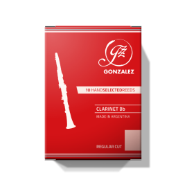 Palheta Gonzalez 2 �/4 para Clarinete Mib (Unidade) - Regular Cut