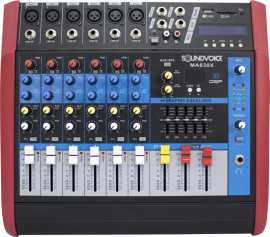 Mesa De Som Amplificada Soundvoice MA-630X